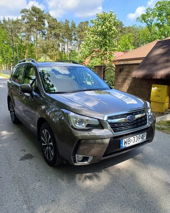 Subaru Forester cena 92000 przebieg: 92000, rok produkcji 2017 z Piaseczno małe 56